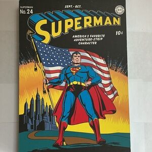 Superman Wall Hanging, 7” by 10”